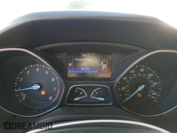 2013 Ford Focus Titanium with VIN 1FADP3J29DL148611, listed as a Copart auction lot 49645215 with 104,904 mi miles and Salvage Title. Bid and sale history available at carsss.com. Image 9.