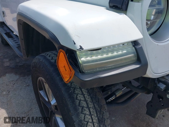 2018 Jeep Wrangler Unlimited Sahara z VIN 1C4HJXEG0JW245118, wystawiony jako IAAI lot #42066614 z przebiegiem 83 743 mil mil oraz . Historia ofert i sprzedaży dostępna na DreamBid. Obrazek 20.