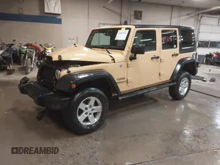 2014 Jeep Wrangler Unlimited Sport with VIN 1C4BJWDG2EL134143, listed as a IAAI auction lot 41957046 with 151,529 mi miles and . Bid and sale history available at DreamBid. Image 2.