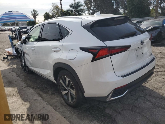 2018 Lexus NX 300h with VIN JTJBJRBZ8J2093102, listed as a Copart auction lot 51307455 with 107,163 mi miles and Clean title. Bid and sale history available at DreamBid. Image 2.