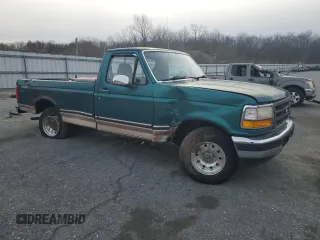 1996 Ford F-150 Special with VIN 1FTEF15N7TNA16945, listed as a Copart auction lot 46089575 with 0 mi miles and Salvage Title. Bid and sale history available at carsss.com. Image 4.