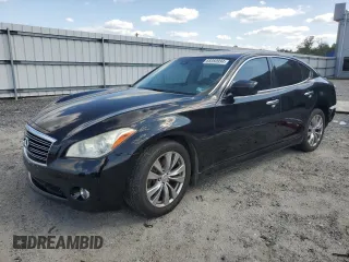 2013 Infiniti M37 with VIN JN1BY1AP7DM511726, listed as a Copart auction lot 68350934 with 181,573 mi miles and Salvage Title. Bid and sale history available at carsss.com. Image 1.