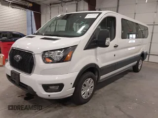 2024 Ford Transit Passenger XL with VIN 1FBAX2Y88RKA83401, listed as a IAAI auction lot 42159487 with 13,481 mi miles. Bid and sale history available at carsss.com. Image 2.