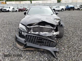 2017 Mercedes-Benz C 43 AMG with VIN WDDWJ6EB1HF593550, listed as a Copart auction lot 74657224 with 77,780 mi miles and Salvage Title. Bid and sale history available at carsss.com. Image 5.