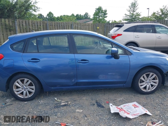 2015 Subaru Impreza Premium with VIN JF1GPAC60F8279417, listed as a IAAI auction lot 42787823 with 69,833 mi miles and . Bid and sale history available at DreamBid. Image 13.