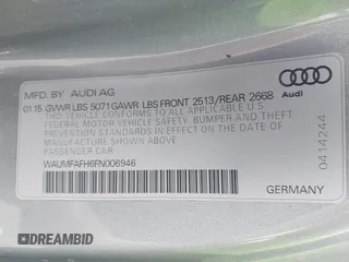 2015 Audi A5 Premium Plus z VIN WAUMFAFH6FN006946, wystawiony jako IAAI lot #42188356 z przebiegiem 147 402 mil mil oraz . Historia ofert i sprzedaży dostępna na DreamBid. Obrazek 9.