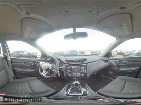 2017 Nissan Rogue S with VIN KNMAT2MT9HP566933, listed as a Copart auction lot 81948404 with 184,608 mi miles and Salvage Title. Bid and sale history available at DreamBid. Image 14.