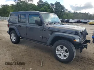 2021 Jeep Wrangler Unlimited Sport S с VIN 1C4HJXDG8MW836142, выставлен на аукционе Copart как лот 52791025 с пробегом 47 255 миль миль и Чистый • Clean title. История ставок и продаж доступна на DreamBid. Изображение 4.