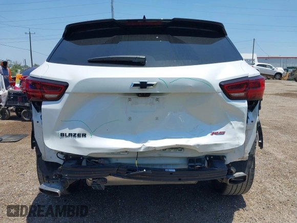 2024 Chevrolet Blazer RS with VIN 3GNKBERS5RS180321, listed as a IAAI auction lot 42259552 with 21,356 mi miles and . Bid and sale history available at DreamBid. Image 17.