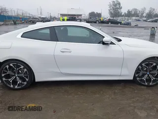 2025 BMW 4 Series 430i with VIN WBA43DA01SCT85324, listed as a IAAI auction lot 41537795 with 773 mi miles and . Bid and sale history available at DreamBid. Image 14.