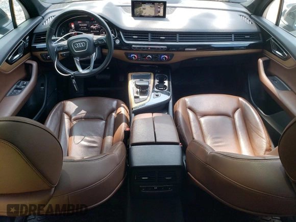2017 Audi Q7 Premium Plus z VIN WA1LHAF71HD036729, wystawiony jako Copart lot #58654685 z przebiegiem 160 167 mil mil oraz Czysty tytuł • Clean title. Historia ofert i sprzedaży dostępna na DreamBid. Obrazek 8.