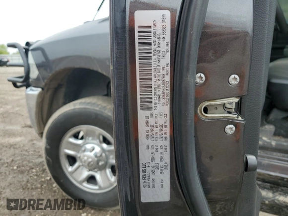 2018 Ram 2500 Tradesman with VIN 3C6UR4HL2JG287360, listed as a Copart auction lot 64774784 with 125,524 mi miles and Salvage Title. Bid and sale history available at carsss.com. Image 14.