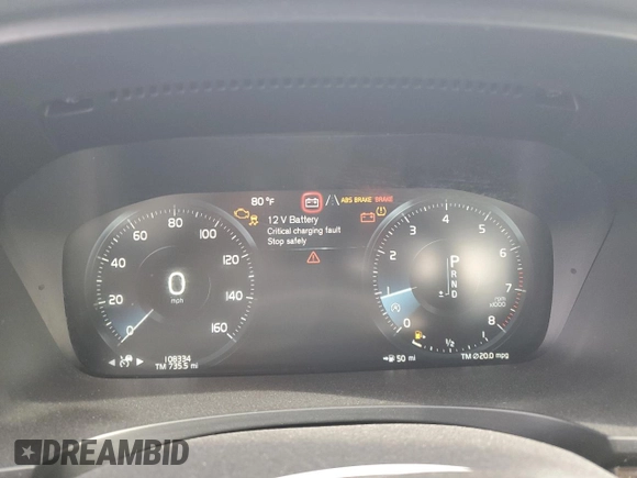 2017 Volvo S90 Momentum с VIN YV1102AK3H1007220, выставлен на аукционе Copart как лот 49478705 с пробегом 108 334 миль миль и Чистый • Clean title. История ставок и продаж доступна на DreamBid. Изображение 9.