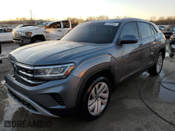 2022 Volkswagen Atlas SE z VIN 1V2KE2CA8NC204883, wystawiony jako Copart lot #87085664 z przebiegiem 63 428 mil mil oraz Nie do naprawy • Non repairable. Historia ofert i sprzedaży dostępna na DreamBid. Obrazek 1.