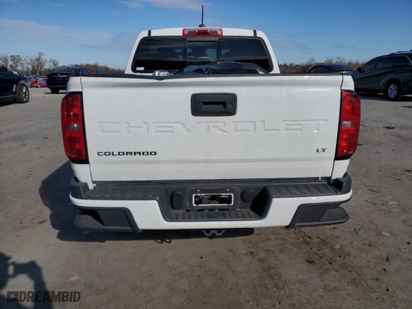 2022 Chevrolet Colorado 2WD LT with VIN 1GCGSCEAXN1208237, listed as a Copart auction lot 82218014 with 31,316 mi miles and Salvage Title. Bid and sale history available at carsss.com. Image 6.