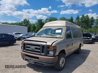 2013 Ford Econoline Cargo Commercial with VIN 1FTNS2EW8DDA88142, listed as a IAAI auction lot 42815258 with 326,304 mi miles and . Bid and sale history available at DreamBid. Image 2.