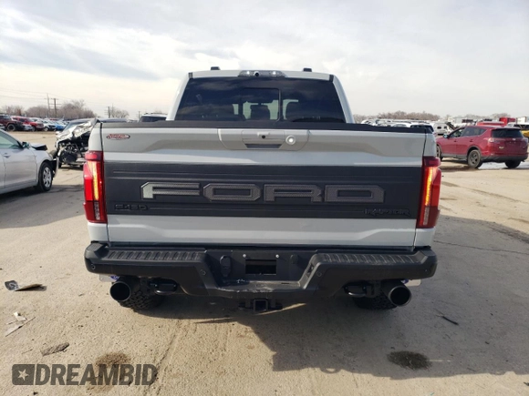 2024 Ford F-150 Raptor with VIN 1FTFW1RG7RFC23614, listed as a Copart auction lot 45560955 with 1,847 mi miles and Salvage Title. Bid and sale history available at DreamBid. Image 6.