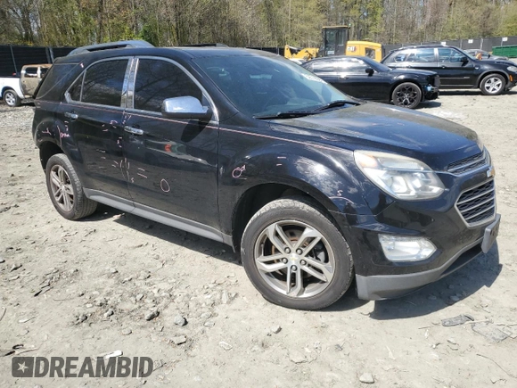 2016 Chevrolet Equinox LTZ z VIN 2GNFLGE37G6174718, wystawiony jako Copart lot #52518065 z przebiegiem 82 827 mil mil oraz Szkoda całkowita • Salvage title. Historia ofert i sprzedaży dostępna na DreamBid. Obrazek 4.