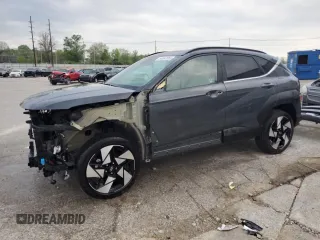 2024 Hyundai Kona Limited с VIN KM8HECA32RU172868, выставлен на аукционе Copart как лот 54697065 с пробегом 4 986 миль миль и Списание • Salvage title. История ставок и продаж доступна на DreamBid. Изображение 1.