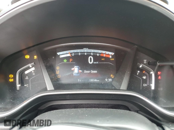 2019 Honda CR-V EX with VIN 2HKRW2H5XKH127779, listed as a Copart auction lot 46896015 with 135,146 mi miles and Clean Title. Bid and sale history available at DreamBid. Image 9.
