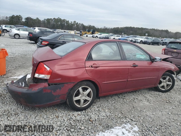 2008 Kia Spectra SX with VIN KNAFE121385554846, listed as a Copart auction lot 42045805 with 175,781 mi miles and Salvage Title. Bid and sale history available at carsss.com. Image 3.