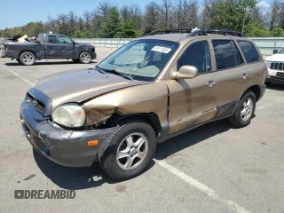 2004 Hyundai Santa Fe GLS with VIN KM8SC73E14U598495, listed as a Copart auction lot 61811465 with 90,438 mi miles and Salvage title. Bid and sale history available at DreamBid. Image 1.
