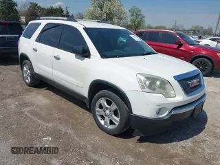 2011 GMC Acadia SLE with VIN 1GKKRPED7BJ228565, listed as a IAAI auction lot 42107626 with 117,670 mi miles and . Bid and sale history available at DreamBid. Image 1.