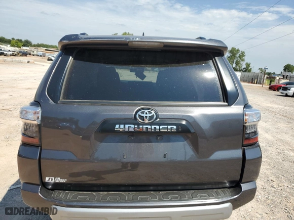 2022 Toyota 4Runner TRD Off Road with VIN JTEPU5JR7N6017701, listed as a Copart auction lot 68123054 with 0 mi miles and Salvage Title. Bid and sale history available at carsss.com. Image 6.