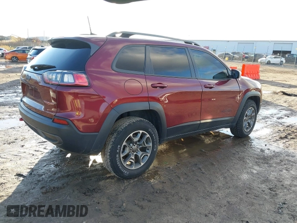2021 Jeep Cherokee Trailhawk с VIN 1C4PJMBX5MD193290, выставлен на аукционе IAAI как лот 40903042 с пробегом 54 239 миль миль и . История ставок и продаж доступна на DreamBid. Изображение 4.