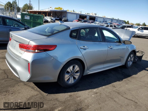 2017 Kia Optima Hybrid with VIN KNAGT4LC1H5005061, listed as a Copart auction lot 76881074 with 121,762 mi miles and Salvage Title. Bid and sale history available at carsss.com. Image 3.
