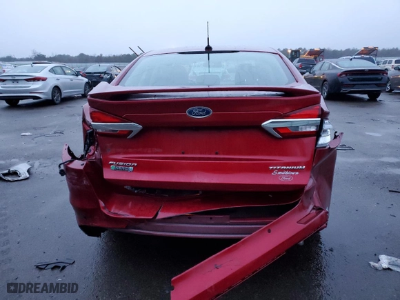 2019 Ford Fusion Energi Titanium with VIN 3FA6P0SU4KR212494, listed as a Copart auction lot 73422882 with 40,063 mi miles. Bid and sale history available at carsss.com. Image 6.