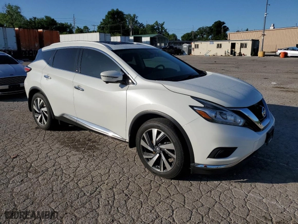 2018 Nissan Murano S with VIN 5N1AZ2MH7JN192085, listed as a Copart auction lot 56608984 with 80,543 mi miles and Salvage Title. Bid and sale history available at carsss.com. Image 4.
