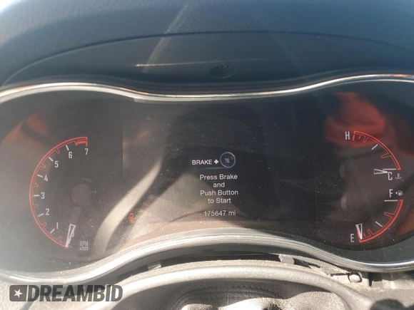 2016 Dodge Durango SXT with VIN 1C4RDHAG3GC330780, listed as a Copart auction lot 62606665 with 175,647 mi miles and Salvage title. Bid and sale history available at DreamBid. Image 9.