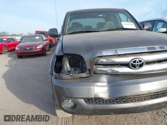 2004 Toyota Tundra Limited with VIN 5TBET38144S451620, listed as a IAAI auction lot 41399718 with 198,808 mi miles and . Bid and sale history available at DreamBid. Image 6.