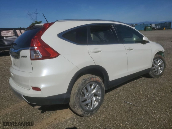2016 Honda CR-V EX-L with VIN 5J6RM4H79GL051276, listed as a Copart auction lot 51551015 with 0 mi miles and Salvage Title. Bid and sale history available at carsss.com. Image 3.