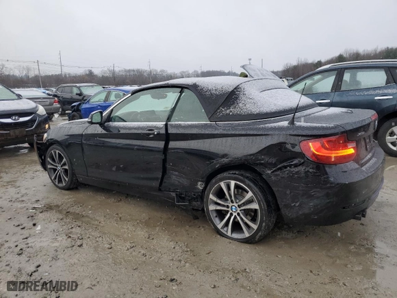 2015 BMW 2 Series 228i xDrive with VIN WBA1K7C50FV472531, listed as a Copart auction lot 83634714 with 106,666 mi miles and Clean Title. Bid and sale history available at carsss.com. Image 2.
