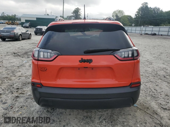 2021 Jeep Cherokee Altitude with VIN 1C4PJLLBXMD134300, listed as a Copart auction lot 54477235 with 153,002 mi miles and Salvage title. Bid and sale history available at DreamBid. Image 6.