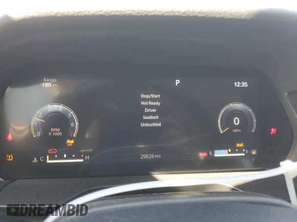 2021 Jeep Grand Cherokee Limited with VIN 1C4RJKBG8M8106620, listed as a Copart auction lot 46675265 with 29,626 mi miles and Salvage Title. Bid and sale history available at DreamBid. Image 9.