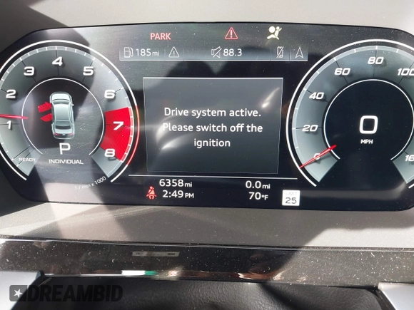 2024 Audi S3 Prestige z VIN WAUJ3DGY8RA070820, wystawiony jako IAAI lot #41106634 z przebiegiem 6358 mil mil oraz . Historia ofert i sprzedaży dostępna na DreamBid. Obrazek 7.
