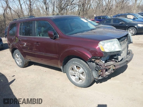 2009 Honda Pilot EX-L with VIN 5FNYF48549B004253, listed as a IAAI auction lot 41824973 with 199,828 mi miles. Bid and sale history available at carsss.com. Image 1.