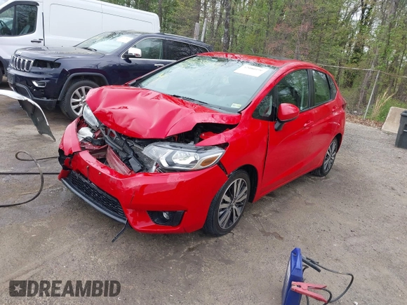 2015 Honda Fit EX-L with VIN 3HGGK5H81FM756461, listed as a IAAI auction lot 42080190 with 35,711 mi miles and . Bid and sale history available at DreamBid. Image 2.
