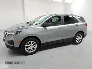 2023 Chevrolet Equinox LS with VIN 3GNAX5EG6PL239186, listed as a Copart auction lot 46652535 with 57,015 mi miles and Clean title. Bid and sale history available at DreamBid. Image 1.