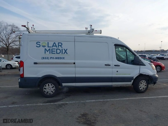 2018 Ford Transit Van with VIN 1FTYE2CM5JKA08955, listed as a IAAI auction lot 41784665 with NaN miles. Bid and sale history available at carsss.com. Image 13.
