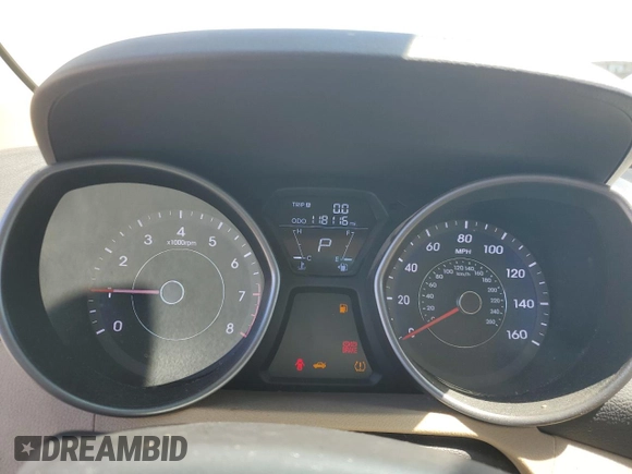 2013 Hyundai Elantra GLS z VIN 5NPDH4AE1DH374119, wystawiony jako Copart lot #56382775 z przebiegiem 118 116 mil mil oraz Szkoda całkowita • Salvage title. Historia ofert i sprzedaży dostępna na DreamBid. Obrazek 9.