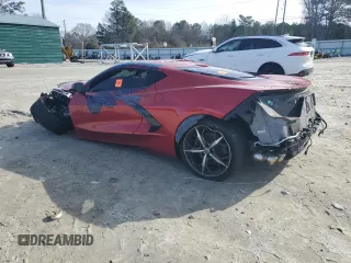 2022 Chevrolet Corvette 2LT with VIN 1G1YB2D46N5120927, listed as a Copart auction lot 88921645 with 0 mi miles and Salvage Title. Bid and sale history available at carsss.com. Image 2.