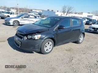 2014 Chevrolet Sonic LT with VIN 1G1JC6SGXE4132765, listed as a IAAI auction lot 41747782 with 144,485 mi miles. Bid and sale history available at carsss.com. Image 2.