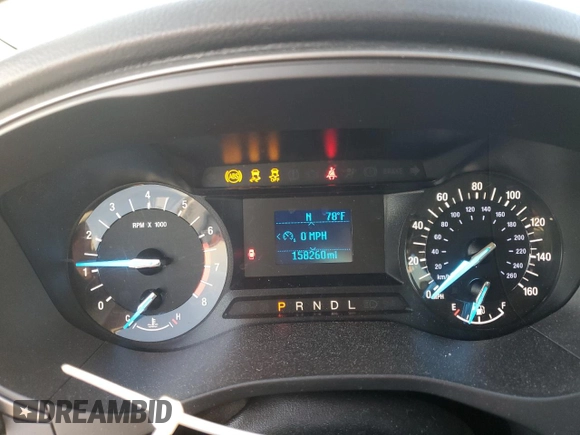 2018 Ford Fusion S with VIN 3FA6P0G73JR194801, listed as a Copart auction lot 78253644 with 158,260 mi miles and Clean Title. Bid and sale history available at carsss.com. Image 9.
