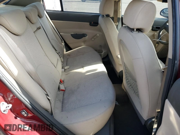 2009 Hyundai Accent Auto GLS with VIN KMHCN46C29U289987, listed as a Copart auction lot 55254085 with 164,363 mi miles and Salvage title. Bid and sale history available at DreamBid. Image 10.