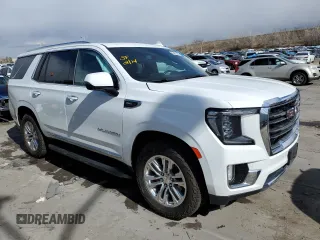 2021 GMC Yukon SLT with VIN 1GKS2BKD3MR185679, listed as a Copart auction lot 45471483 with 46,542 mi miles. Bid and sale history available at carsss.com. Image 4.