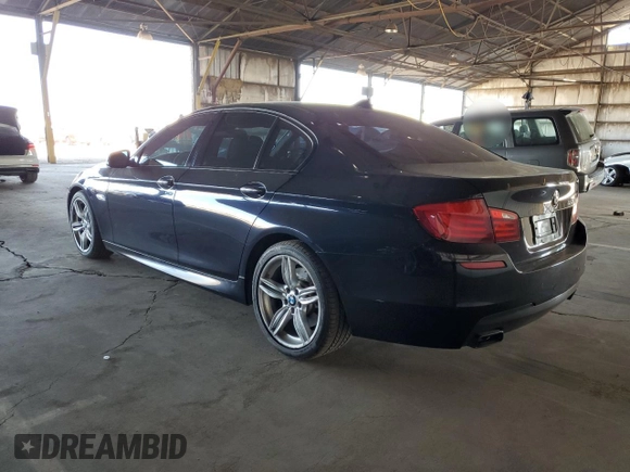 2013 BMW 5 Series 550i with VIN WBAFR9C5XDD226635, listed as a Copart auction lot 74282014 with 71,010 mi miles and Clean Title. Bid and sale history available at DreamBid. Image 2.